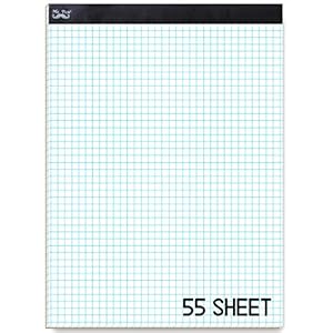 Mr. Pen Graph Paper, Grid Paper, 4×4 (4 Squares per inch), 11″x8.5″, 55 Sheet