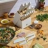Beautiful-14-Piece-White-Gold-Knife-Block-Set-with-11x14-Herringbone-Wood-Cutting-Board-by-Drew-Barrymore Beautiful 14-Piece White & Gold Knife Block Set with 11x14 Herringbone Wood Cutting Board by Drew Barrymore