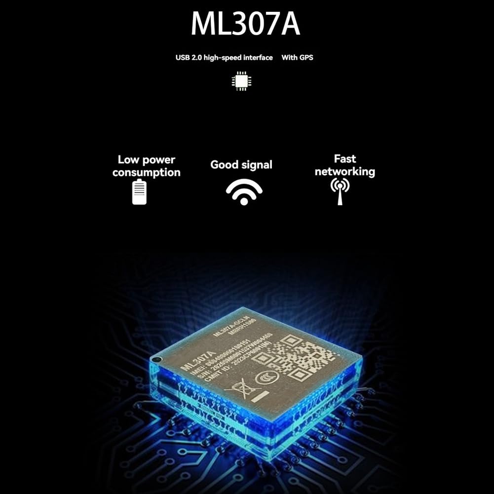 Hiraith Module Réseau 4G LTE USB 2.0 Pour ML307A Avec GPS