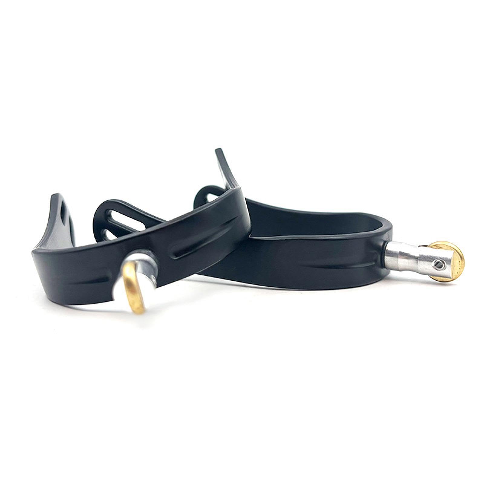 Harilla 2 Espuelas para Caballo, Espuelas Inglesas para Enlazar, Espuelas Profesionales para Botas con Rueda Giratoria para Entusiastas de La Equitación, Dama