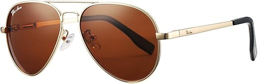 Pro Acme Kids Aviator Sunglasses for Boys Girls, Polarized Small Face for Youth Juniors Age 3-18, with Two Sizes 50MM 52MM