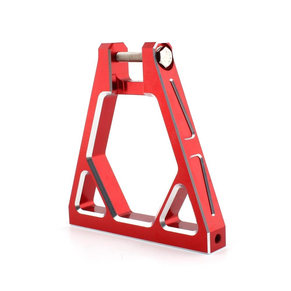 Modification du Support Triangulaire D'absorption des Chocs Arrière en Alliage D'aluminium, Support D'absorption des Chocs à Liaison Trian, Rouge