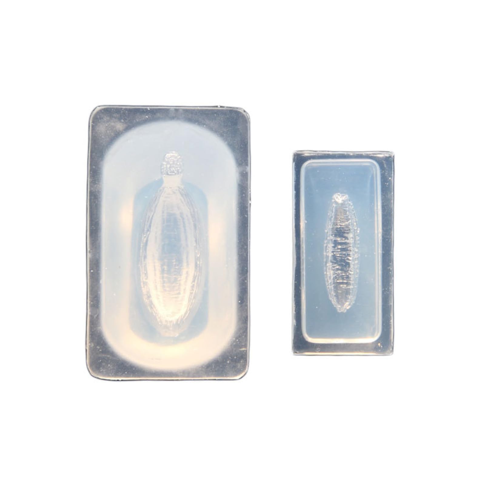 MURYE 2Pcs Tiny Banana Fruit Silicone Molds for Resin Casting Making Miniature Fruit Ornaments Keychain Clay Craft Tiny Banana Cast