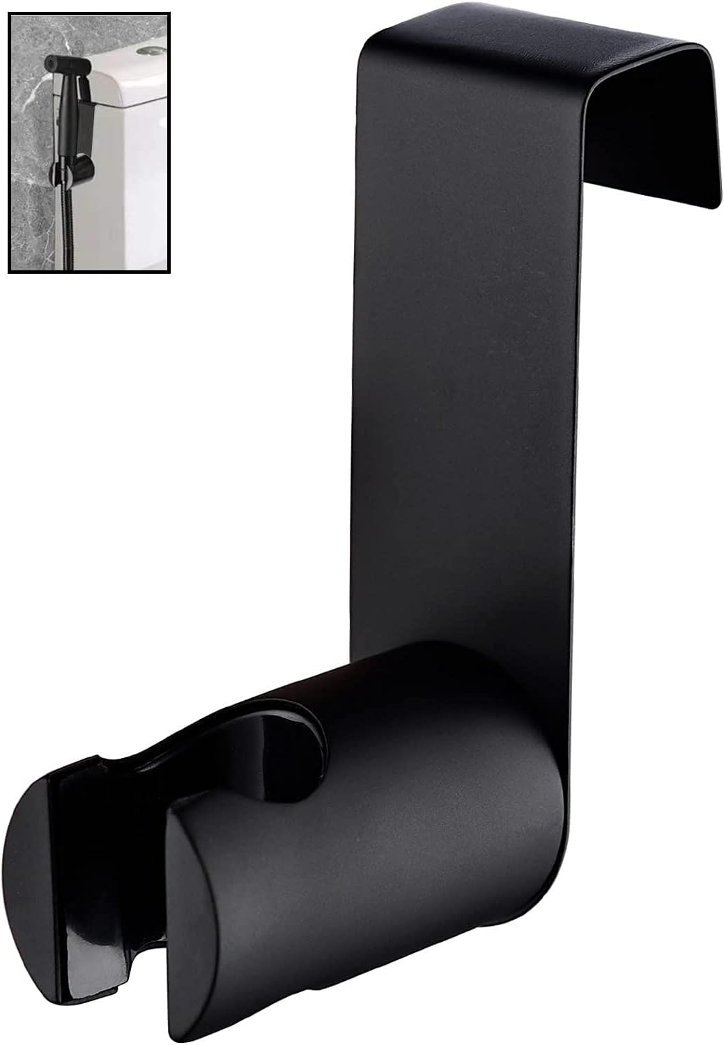 Handheld Bidet Sprayer for Toilet,Bidet Sprayer Holder,Portable Pet Shower,Bidet Attachment Bathroom Stainless Steel Spray for Personal Hygiene (Hook, Silver)