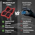 WildAuto 3 Pack Clay Towel, 4 Grid Fine Grade Reusable for Car Detailing - Image 4