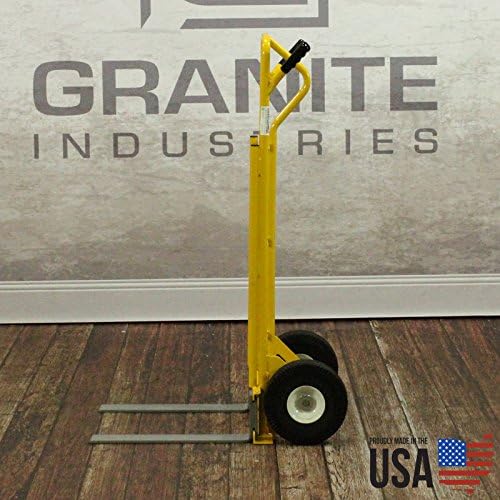 & Equipment Hand Truck with Adjustable Forks, 600-Pound Capacity
