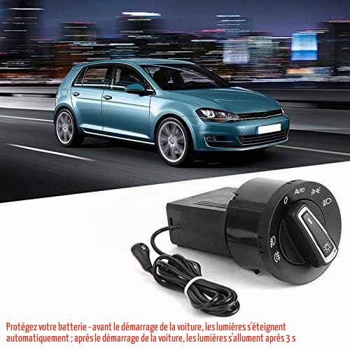 Module Dinterrupteur de Commande Phare Automatique Compatible avec B5 Mk4 T5 Installation Facile