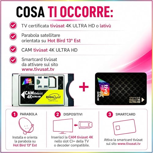 Miniatura 4 de Digiquest - Cam Tivùsat 4k Ultra Hd