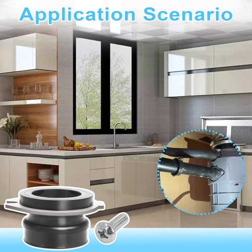 ๐ฎ๐ฌ๐ฎ๐ฏ ๐๐๐๐๐ผ๐ฟ๐ 75499 Flex Coupler Garbage Disposal Replacement Parts Compatible with Insink-erator, Flexible Discharge Anti-Vibration Tailpipe Mount Coupling Replaces Part Number 74085