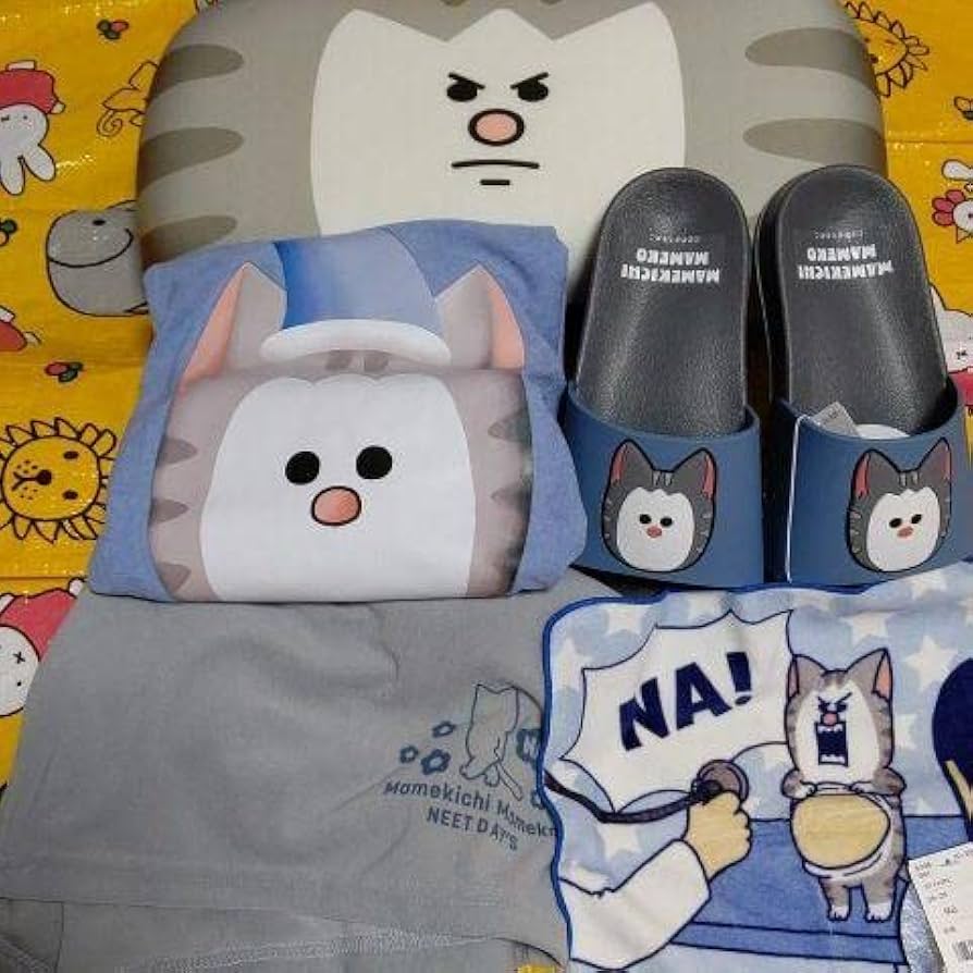 まめきちまめこ　タビ　グッズ　サンダダルセットアップ　半袖 Amazon.co.jp: まめきちまめこ タビ グッズ サンダダルセットアップ