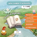  Contes & Légendes – Cahier d’activités 3-5 ans : 35 jeux éducatifs en couleur  Coloriage, découpage, logique, graphisme, chiffres  Dès la ... motricité fine, la logique et l’observation.