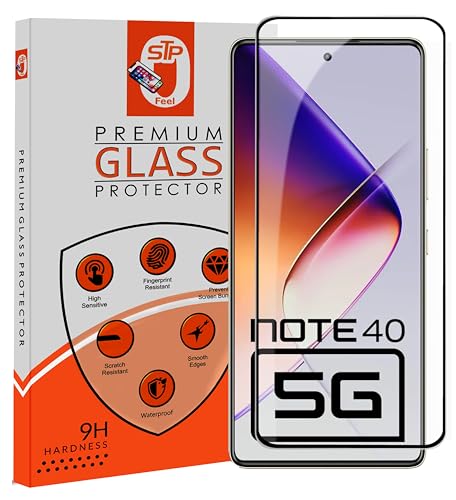 Image of STP FEEL Premium HD+ Tempered Glass Screen Protector Guard Compatible For Infinix Note 40 5G (6.78 Inch, Pack of 1) | Edge to Edge Coverage With Easy to installation kit for Smartphone