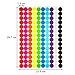 Boao Round Dot Stickers 3/4 Inch Diameter Circle Dot Coding Labels Multicolor, Polka Circle Assorted Colors Sticker for Classroom, Office or Family(2800 Pieces)