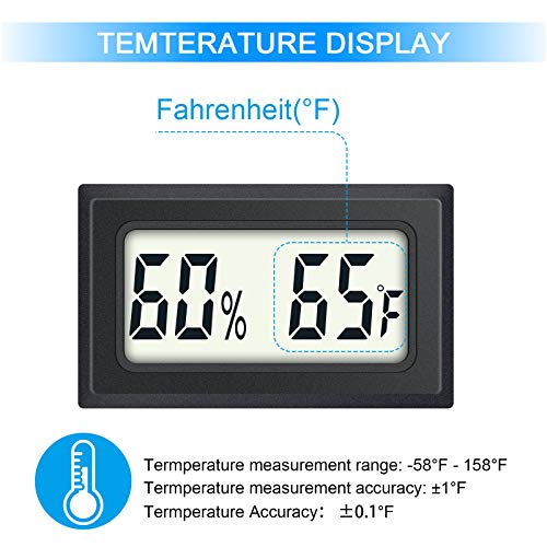 Mini-Digital-Thermometer-2-Pack-Hygrometer-Indoor-Humidity-Monitor-Temperature-Humidity-Gauge-Meter-with-Fahrenheit--for-Humidors-Greenhouse-Garden-Cellar-Closet-Fridge-Etc-by-DWEPTU - Cucciolini Doodles   Mini-Digital-Thermometer-2-Pack-Hygrometer-Indoor-Humidity-Monitor-Temperature-Humidity-Gauge-Meter-with-Fahrenheit--for-Humidors-Greenhouse-Garden-Cellar-Closet-Fridge-Etc-by-DWEPTU