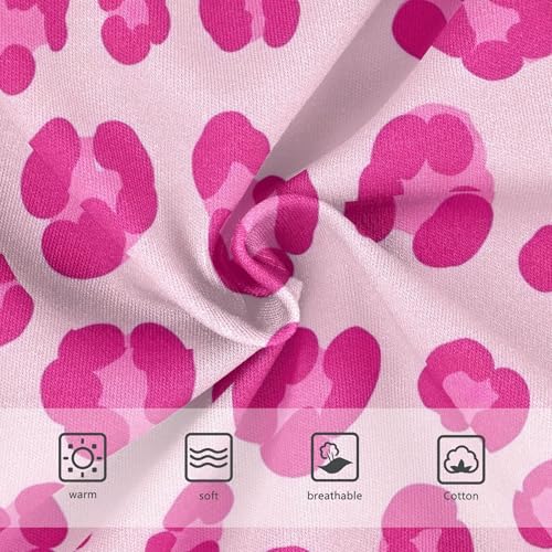 Pink Magenta Leopard Spots Girls Underwear Toddlers 2t Cotton Cute Panties Girl Fun Print Kids Undies Briefs3