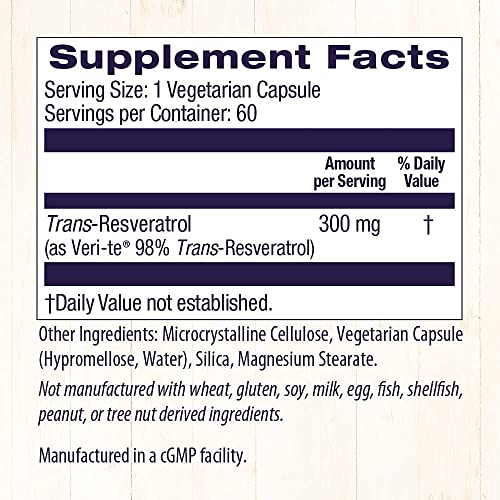 Resveratrol 300mg Extrato de Vinho 60Vcaps - Healthy Origins