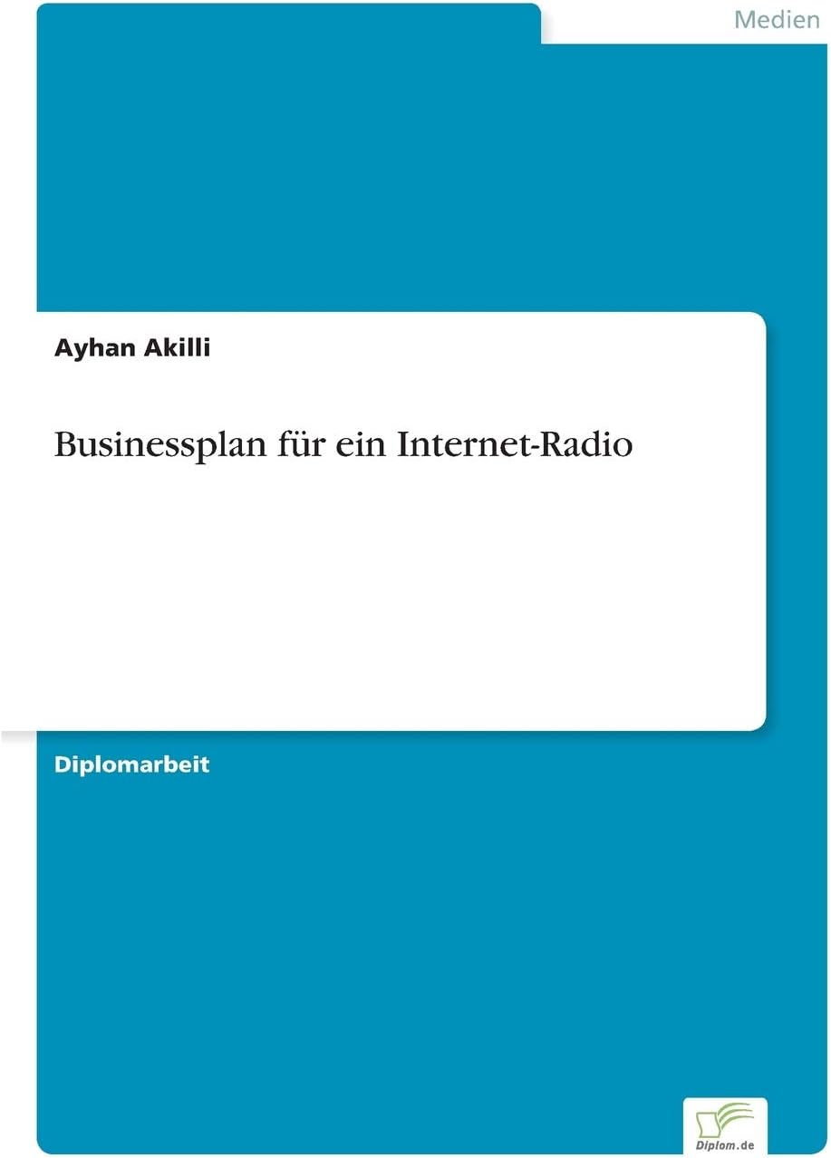 Businessplan für ein Internet-Radio