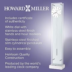 Echo II Modern Glass LED Floor Clock product photo Echo II Modern Glass LED Floor Clock product photo