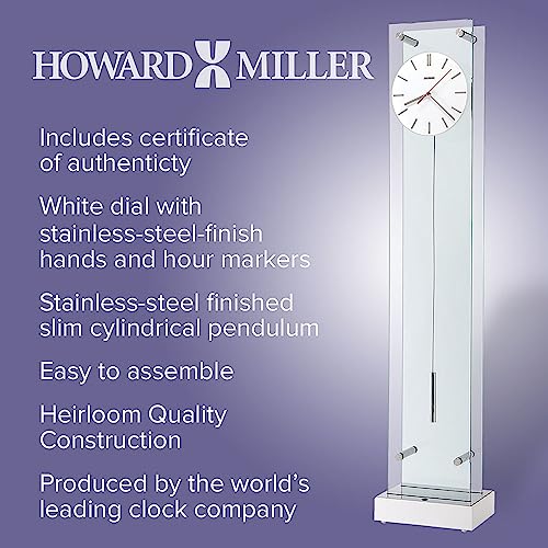 Echo II Modern Glass LED Floor Clock