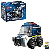 LEGO City Vehículos: Camioneta de Policía – Minikit de Construcción de Auto con Minifigura de Agente de Policía –...