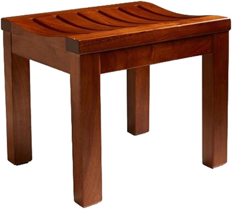 Bath Stools,Shower Stool Bathroom Waterproof Non-Slip Safety Comfort Bath Chair Footbath Change Shoes Stool Elderly/Handicapped/Pregnant Bath Stool Curved Surface Chair Max. 250Kg