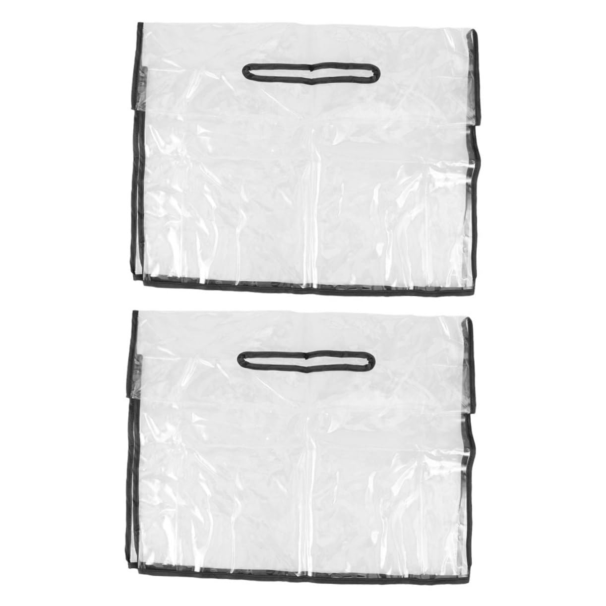 Yardwe Copri Borsa Antipioggia Rettangolare 2 Pezzi 42x33x12 Cm | Pvc Trasparente, Alta Compatibilità, Leggero, per Escursioni e Campeggio