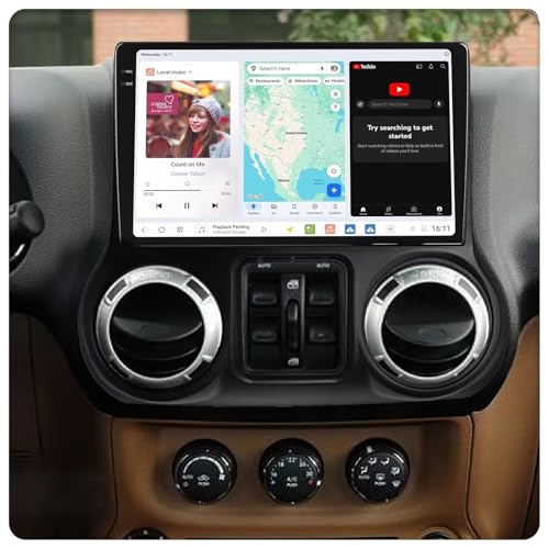 Radio para carro MekedeTech DUDU4 Android 13 pantalla HD 10.36" miniatura 1