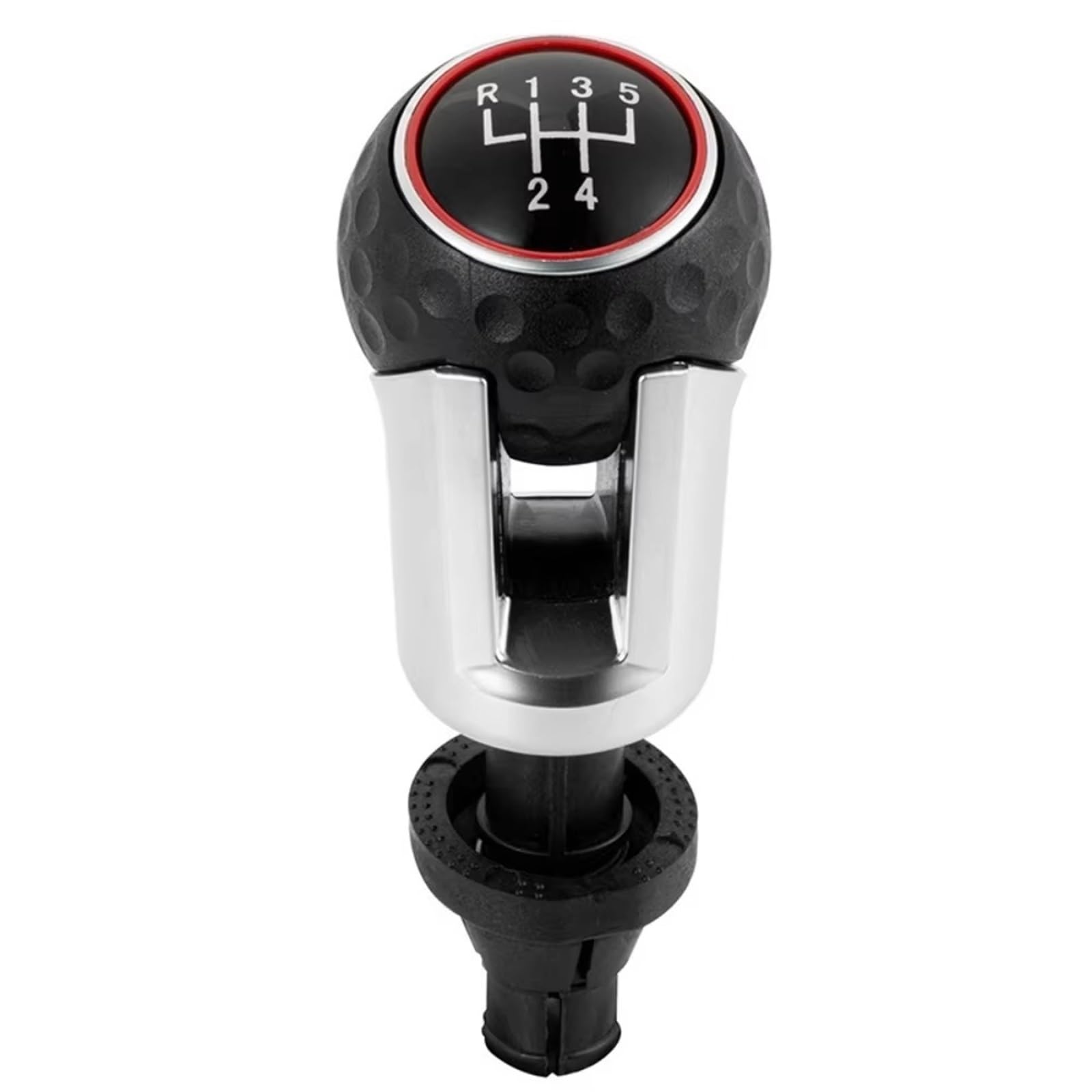 TRGDFDAA Spare Parts Compatible with 5 6 for Speed Car Shift Knob Gear Head Shift Car Accessories for GTI Gearshift Head Automotive Components