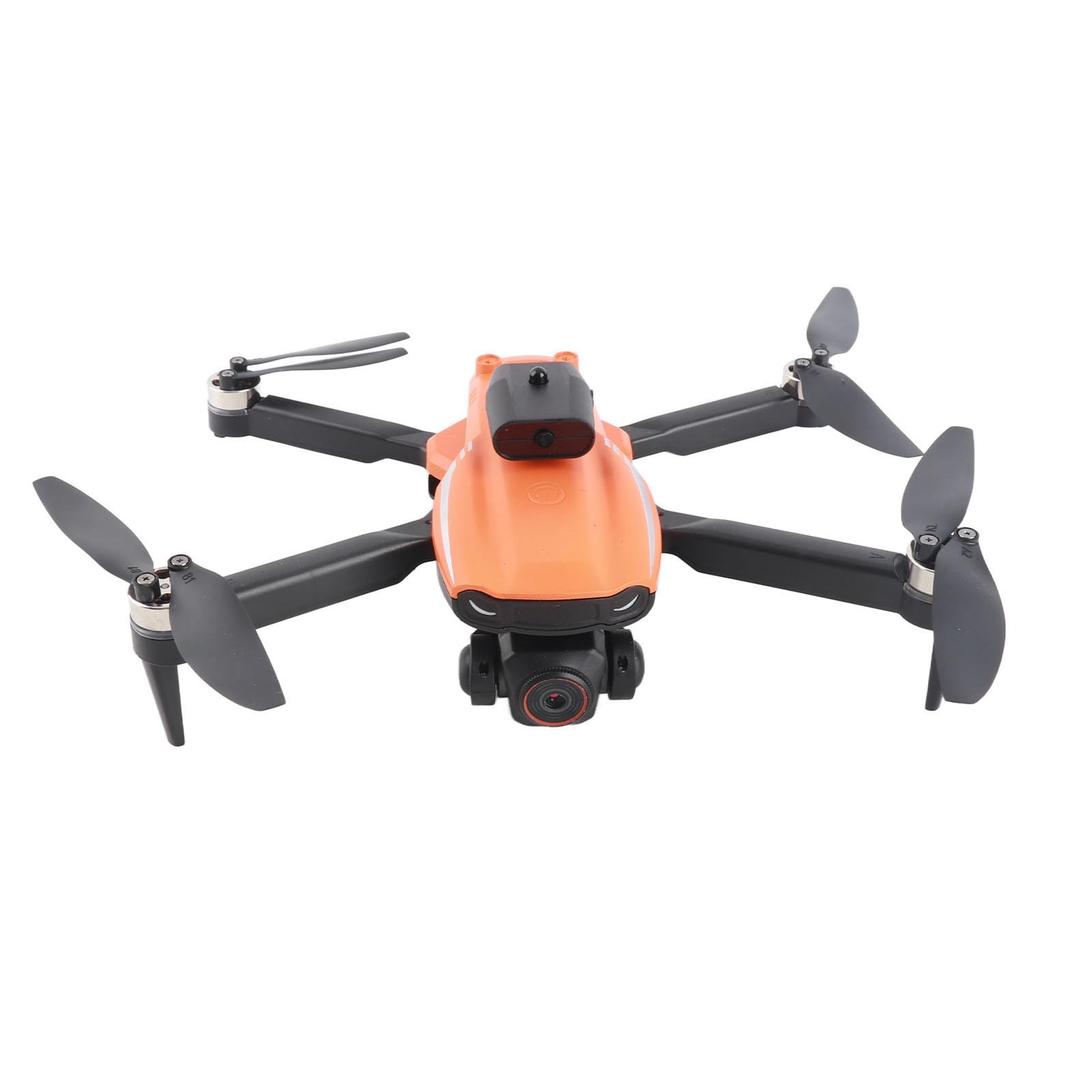 RC-Drohne mit Doppelkamera, Bürstenloser Motordrohne mit GPS-Ortung und Hindernisvermeidung, 2000-mAh-Akku und Fernbedienung mit Bildschirmanzeige (Einzelne Batterie)