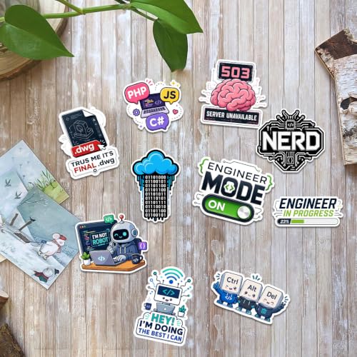 Calcomanías de programación para personalizar la computadora de ingenieros y hackers 8