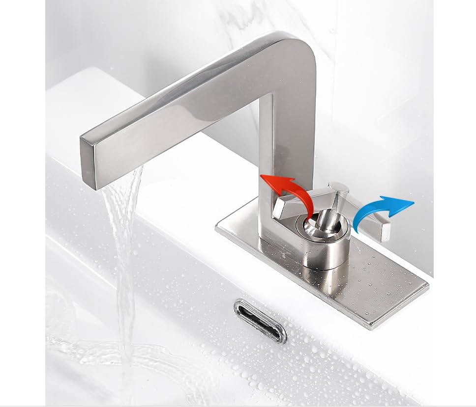 Robinet de lavabo monotrou en laiton pour stopper les fuites d'eau