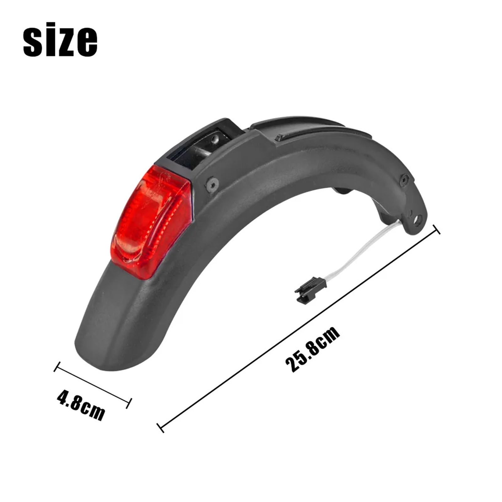 Parafango anteriore posteriore for monopattino elettrico adatto for KuGoo, S1 S2 S3 parafango posteriore per monopattino elettrico(1set)