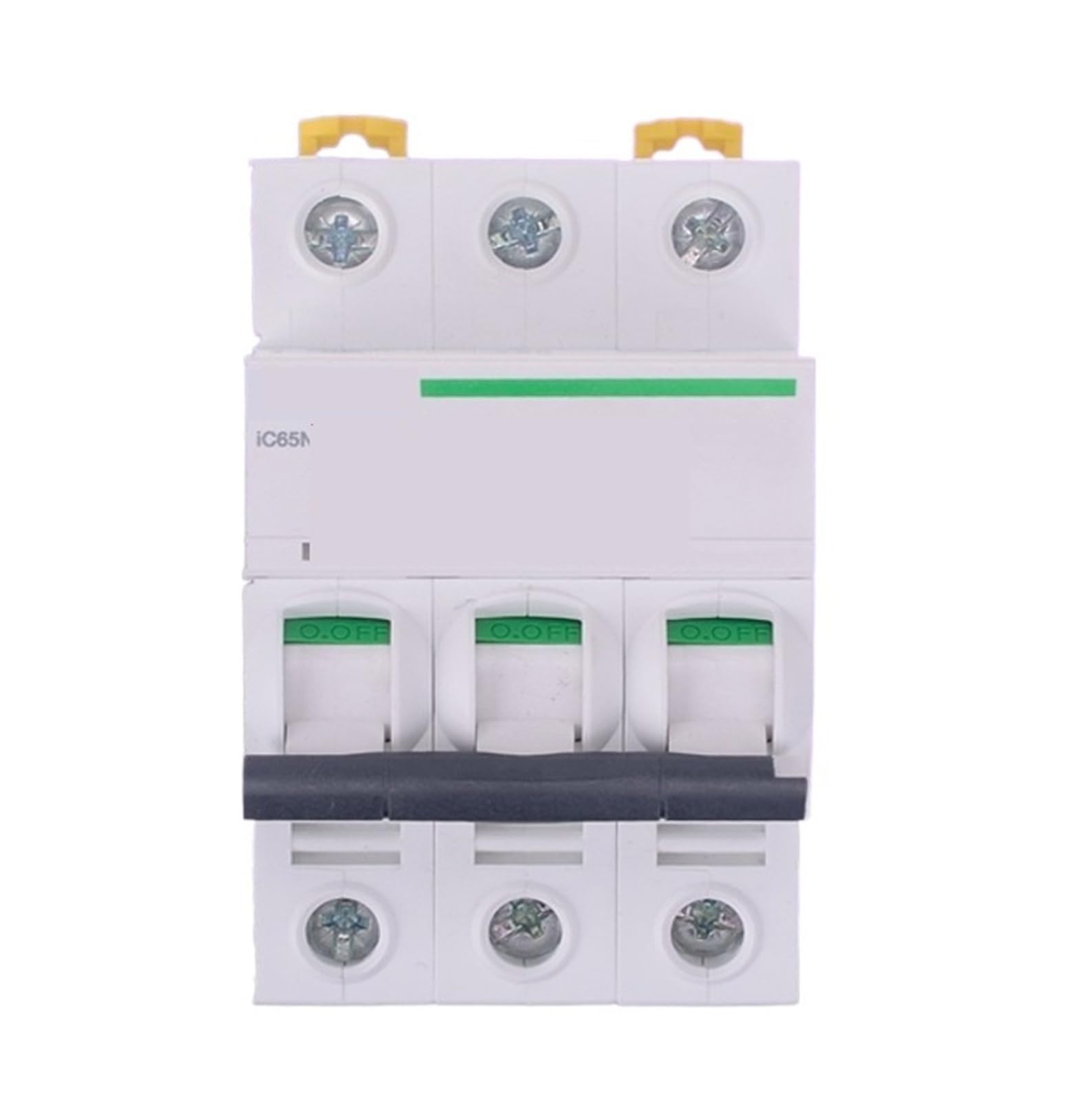 Disjoncteur triphasé iC65N 3P D10A Schneider A9F19310 pour tableau - 2