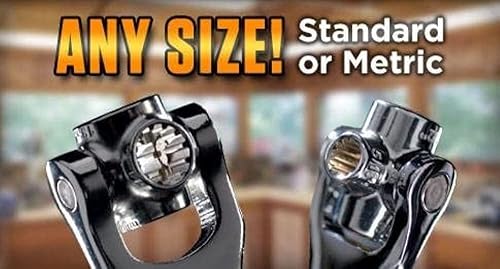 Miniatura 2 de 48 en 1 llave multifuncional de tigre multienchufe, llave de hueso multiángulo para perro con 6 esquinas, cabeza giratoria de 360 grados, mango de