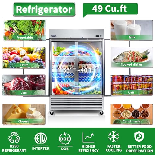 True commercial refrigerator reach-in