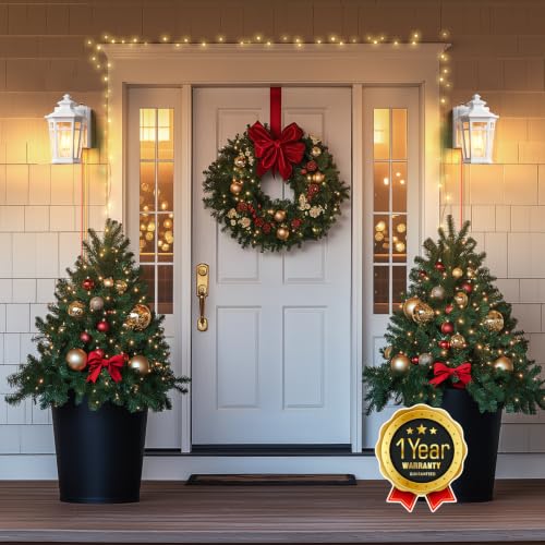 Image of Gleamz Porch Lights Outdoor with GFCI Outlet, White Dusk to Dawn Outdoor Lighting, Exterior Lighting Fixtures Wall Mount, Anti-Rust Coach Light for Garage, Patio, 100% Aluminum, Waterproof, E26 Socket