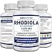 Max Absorption Extra Strength Rhodiola Rosea Supplement with Bioperine, 180 Capsule 1000mg Vegan Rhodiola Rosea Powder Extract 3% Rosavin & 3% Salidroside Pill for Stress Relief, Mood, Focus & Energy