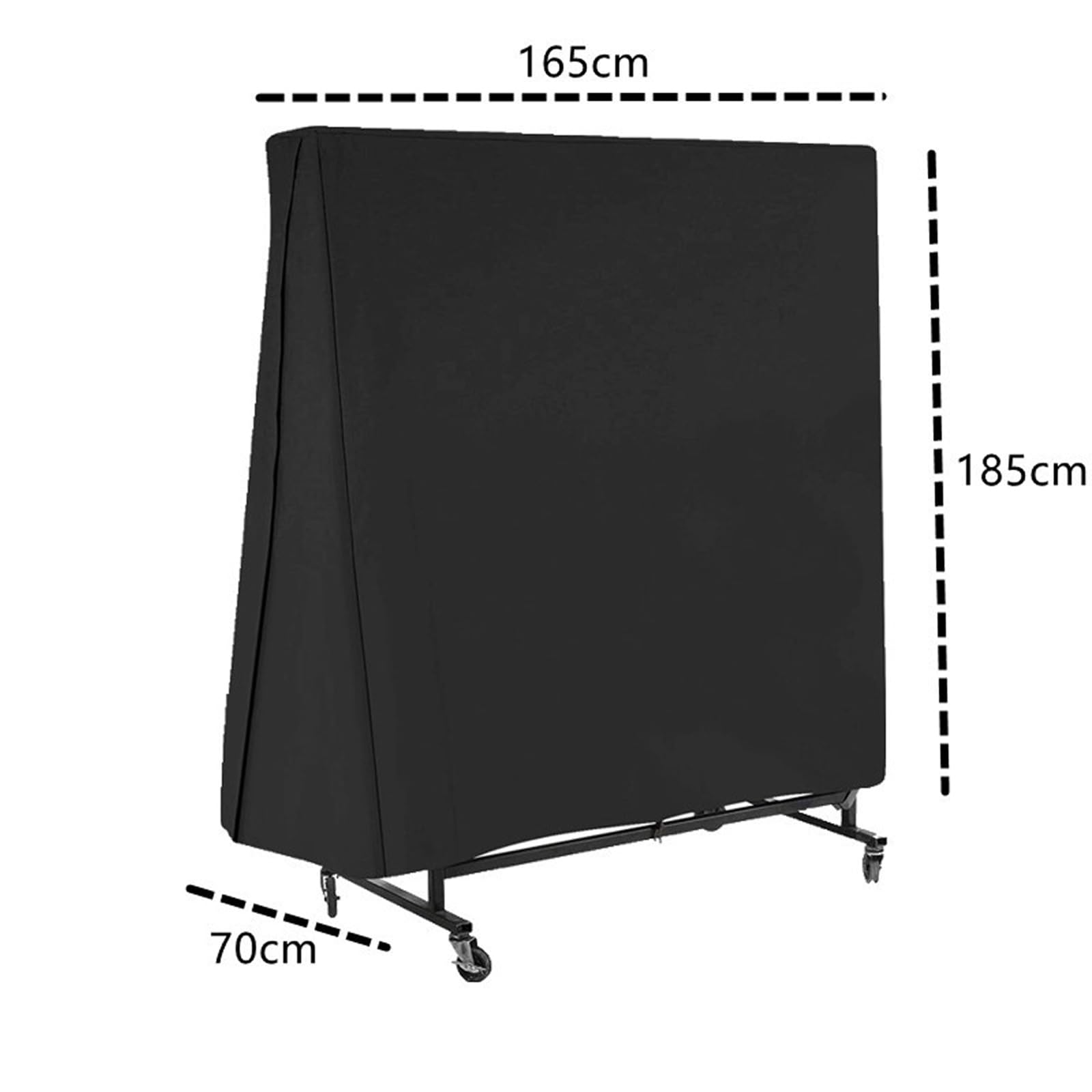 Copertura per Tavolo da Ping Pong,21 0D Oxford Coperture Protettiva per Tavoli da Ping Pong Esterno, Impermeabile Telo di Protezione per Tavolo Ping Pong per Interni Esterni(Size:165 x 70 x 185cm,Colo