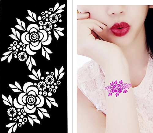 Tattoo Stencil Template 7 pezzi set Henna Party 7