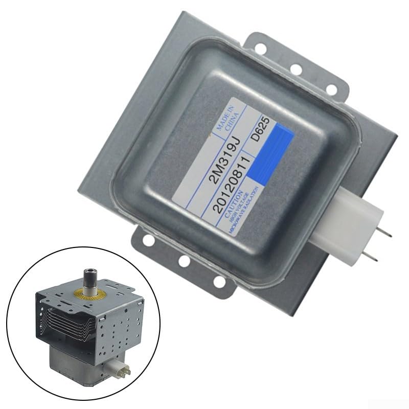 Magnetrón de horno microondas 2M319J repuesto para 2M519J 2M219J 2M518J 2M217J 2M253J 2M248J Construcción de aluminio Fácil instalación Adecuado para disipación de calor I