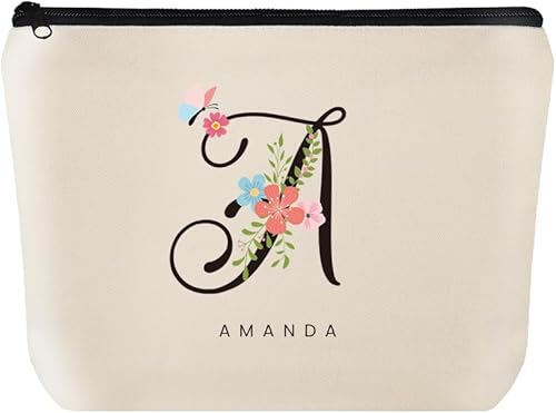 Bolsa de maquillaje personalizada para regalos de damas de honor, regalos de boda para dama de honor, matrona de honor, regalo personalizado de