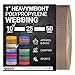 Strapworks Heavyweight Polypropylene Webbing - Heavy Duty Poly Strapping for Outdoor DIY Gear Repair, 1 Inch x 10 Yards - Tan