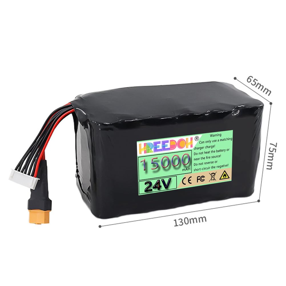 Akumulator litowy 24 V Akumulator litowo-jonowy 24 V 8 Ah 12 Ah 15 Ah z płytką ochronną BMS do silników 200 W 300 W 400 W