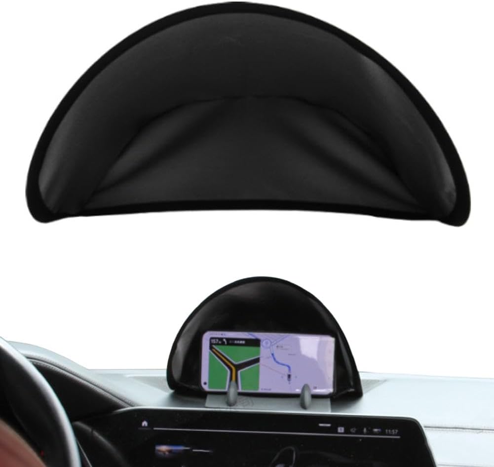 車 スマホ 日除け 折りたたみ式 車用携帯電話サンシェード アンチグレアナビゲーションサンシェード 遮光 視認性向上 スマホ日よけカバー 運転やナビゲーションに便利 [並行輸入品]