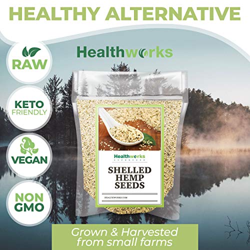 Healthworks Shelled/Hulled Hemp Seeds Canadian (32 Ounces / 2 Pound) | Premium & All-Natural | Contains Omega 3 & 6, Fiber and Protein | Packaging May Vary - Image 7