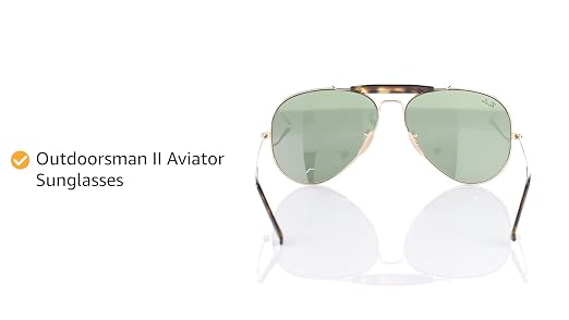 Amazon.com: Ray-Ban Unisex RB3029 Outdoorsman II Aviator