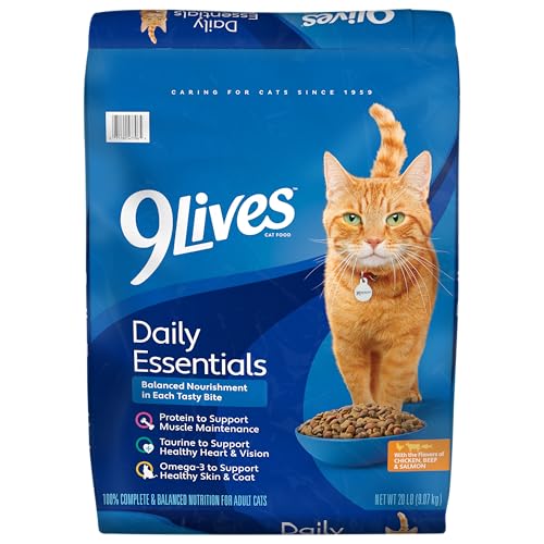 9Lives Daily Essentials Dry Cat Food, 20 Pound Bag