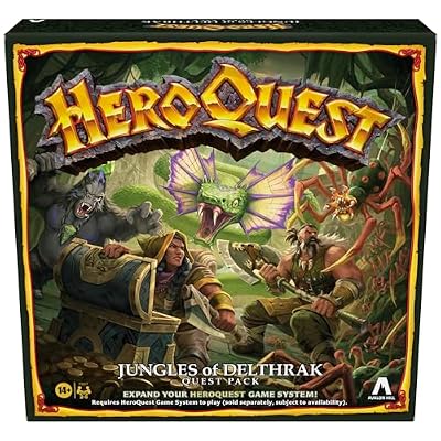 Avalon Hill Heroquest, Las junglas de Delthrak, juego de rol a partir de 14 años, de 2 a 5 jugadores, requiere sistema de juego HeroQuest para jugar (idioma español no garantizador) | Ya disponible en tu tienda friki favorita! En mundofriki.es!