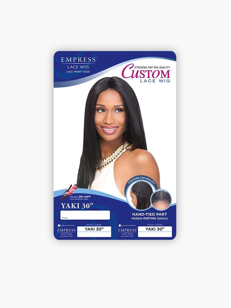 Sensationnel Empress Synthetic Custom Lace Front Edge Wig YAKI 30 (DXRRB1)