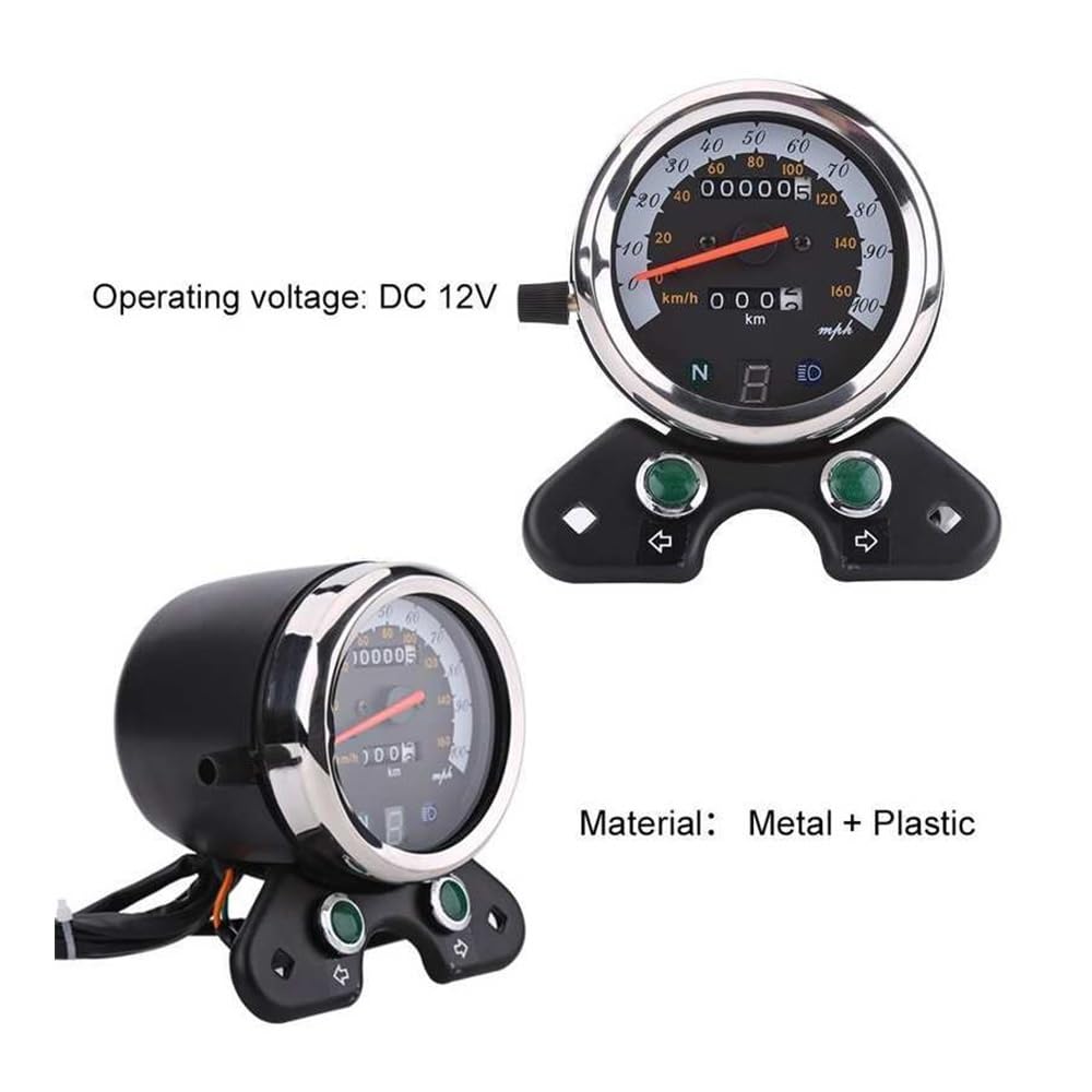 Moto Contachilometri Display Digitale Per Contachilometri Doppio Contachilometri Universale Per Moto